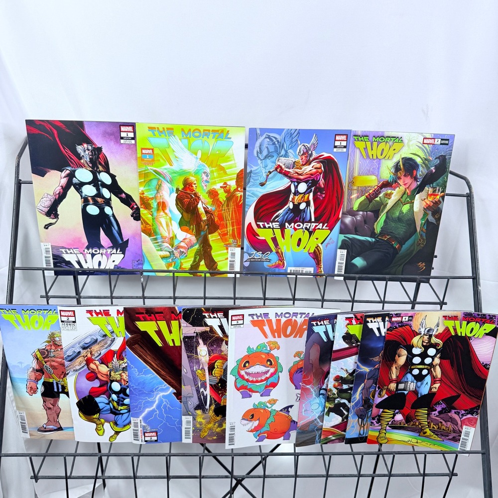 Mortal Thor 1-4 Comic Book Lot Variant Covers J Scott Campbell Todd Nauck